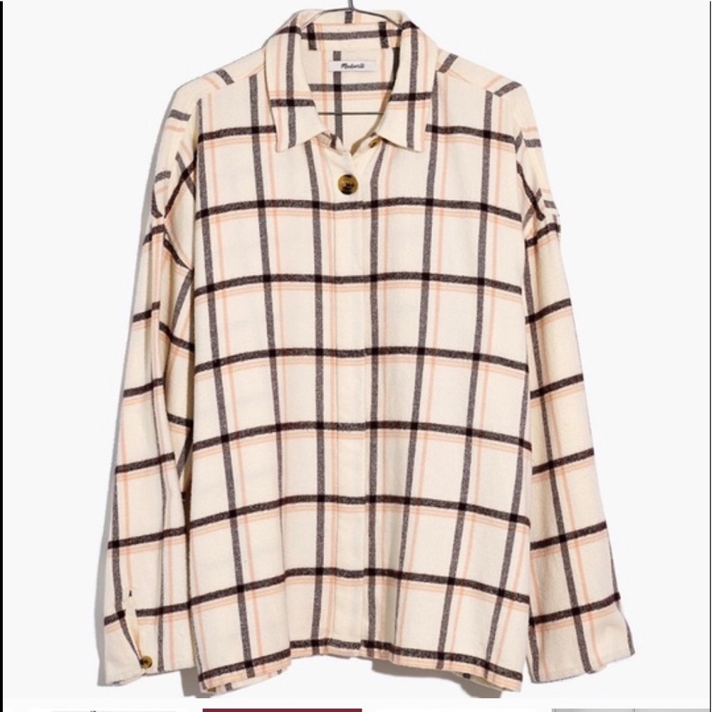 MADEWELL Flannel Bromley Shirt in Northall Plaid